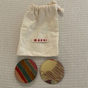 COPY - MARNI brooches, great accent on sweater